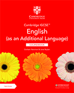 Cambridge IGCSE English (as an Additional Language) front cover (Cambridge University Press)